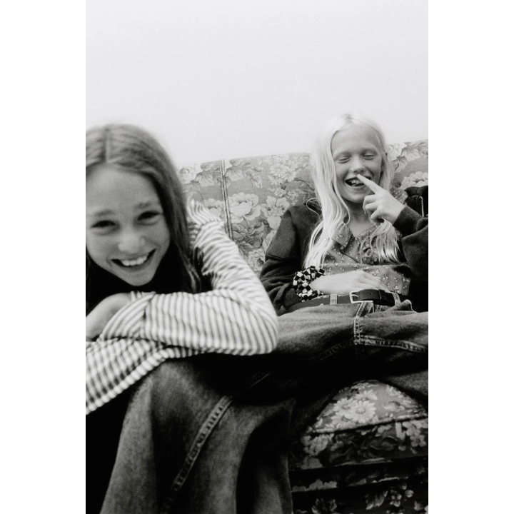 БЛУЗА С ПРИНТОМ БАБОЧЕК