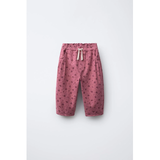 БРЮКИ BAGGY С ЦВЕТОЧНЫМ ПРИНТОМ