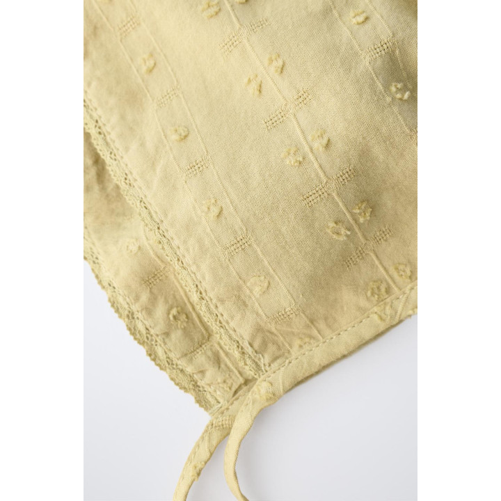 ЧЕПЧИК КРУЖЕВНОЙ С ВЫШИВКОЙ