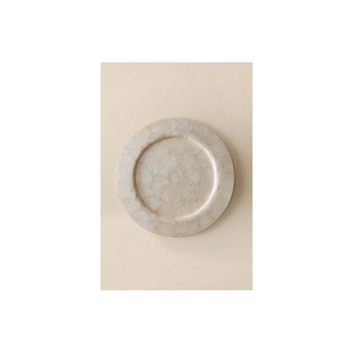 SEASHELL SERVICE PLATE