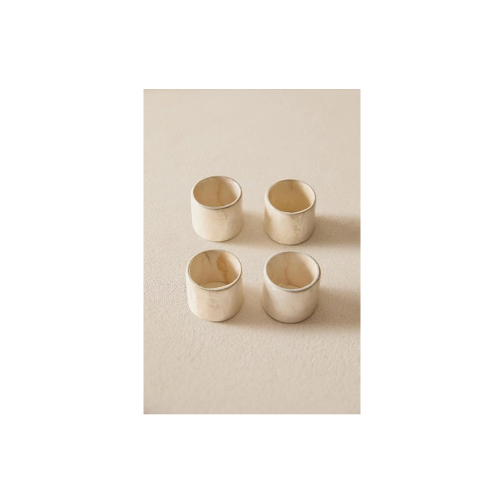 PACK OF SHELL NAPKIN RINGS (PACK OF 4)
