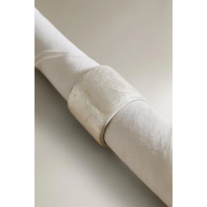 PACK OF SHELL NAPKIN RINGS (PACK OF 4)
