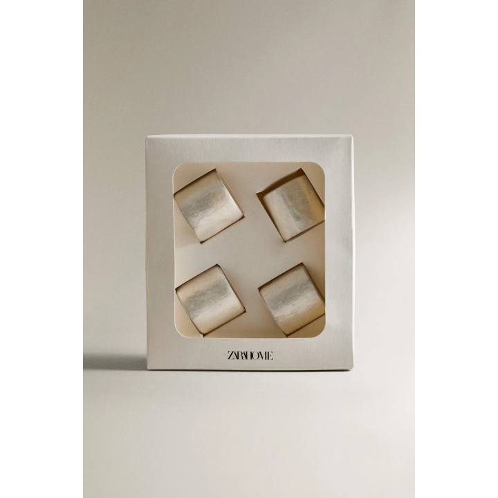 PACK OF SHELL NAPKIN RINGS (PACK OF 4)