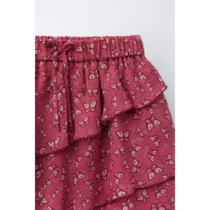 ЮБКА-ШОРТЫ С ПРИНТОМ «БАБОЧКИ»