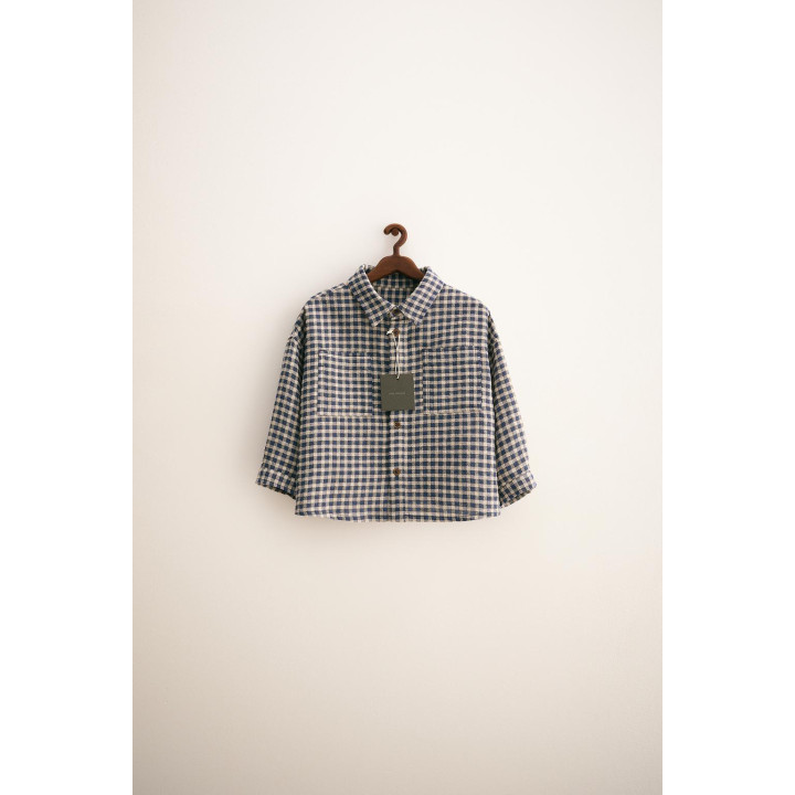 ZARA TIMELESS - РУБАШКА В КЛЕТКУ ВИШИ