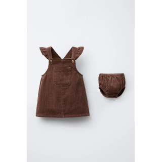 Кардиган сарафан из вельвета и пинеток