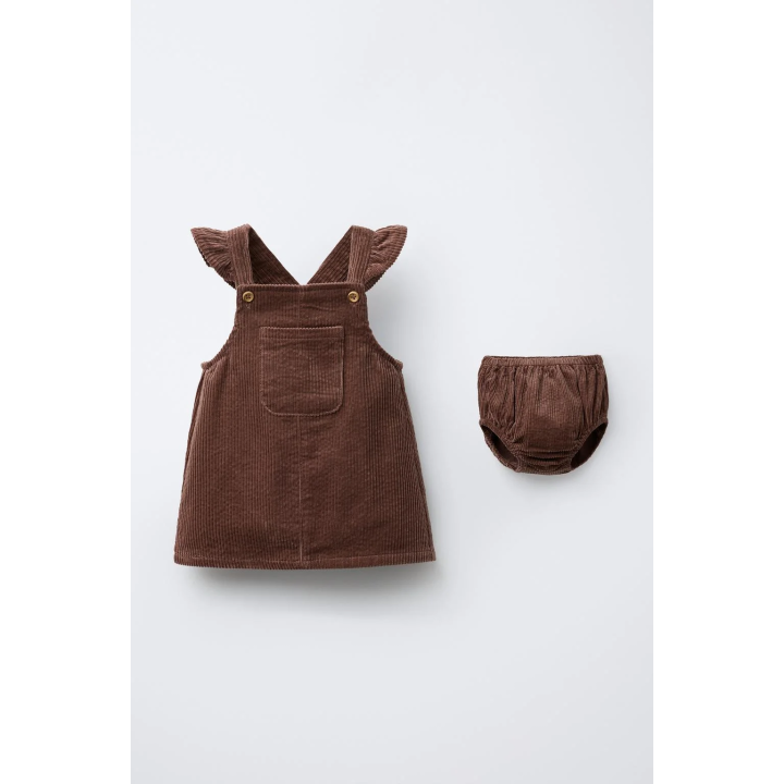 Кардиган сарафан из вельвета и пинеток