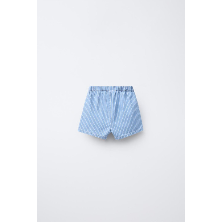 ДЖИНСОВЫЕ ШОРТЫ В ПОЛОСКУ