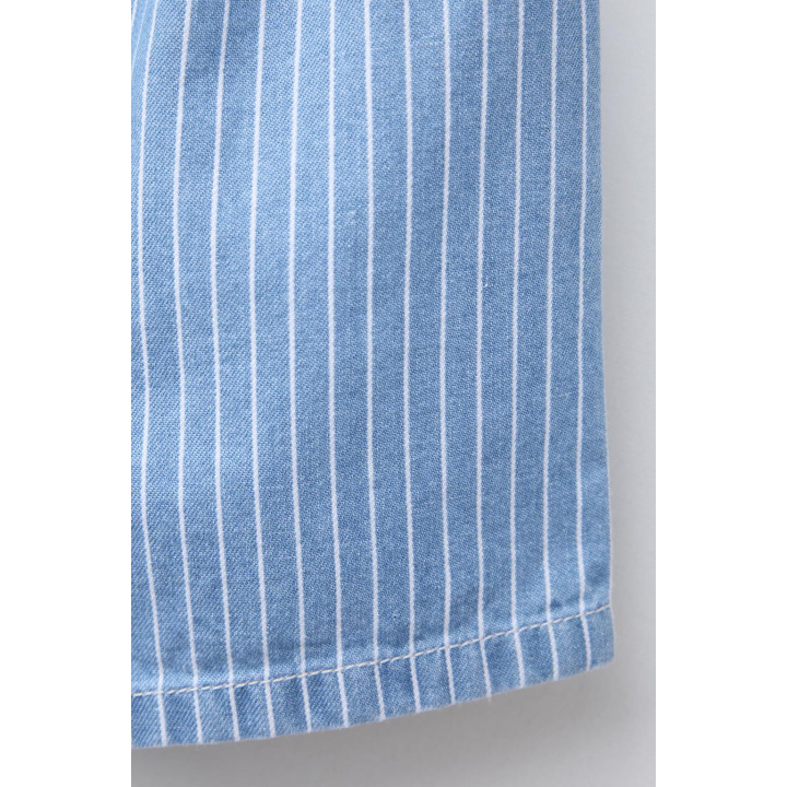 ДЖИНСОВЫЕ ШОРТЫ В ПОЛОСКУ