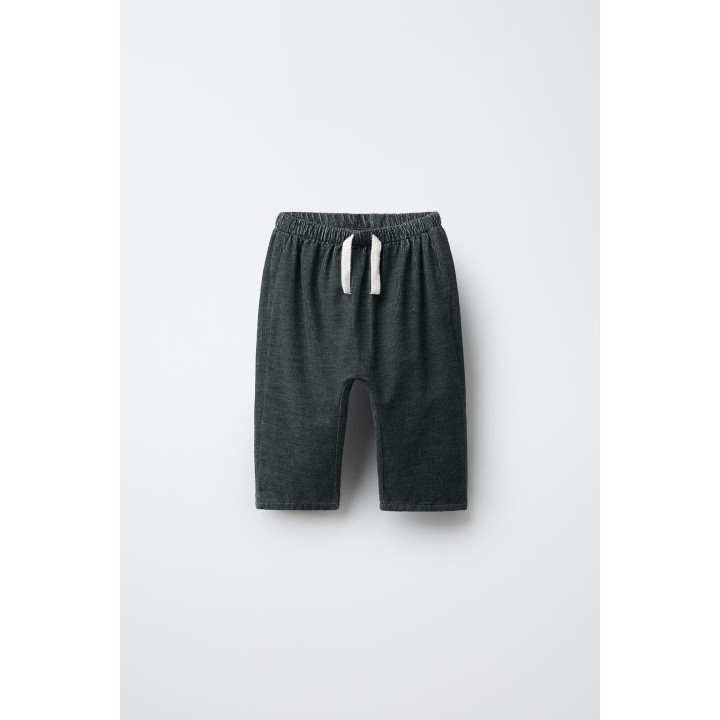 БРЮКИ ИЗ ТОНКОГО ВЕЛЬВЕТА НА ПОДКЛАДКЕ