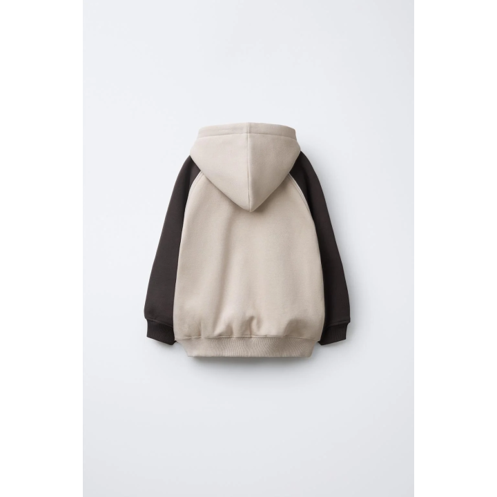 ХУДИ С КАПЮШОНОМ И ТЕКСТОМ COLOR BLOCK