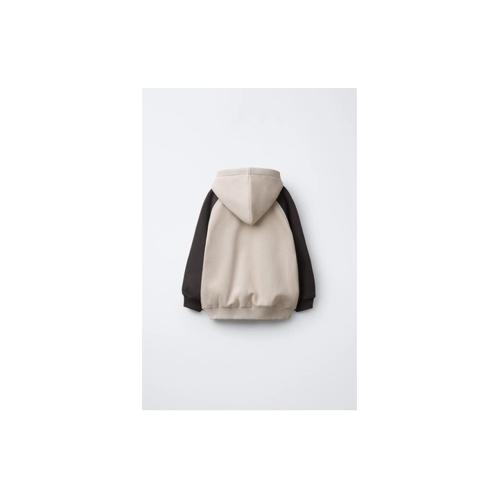 ХУДИ С КАПЮШОНОМ И ТЕКСТОМ COLOR BLOCK