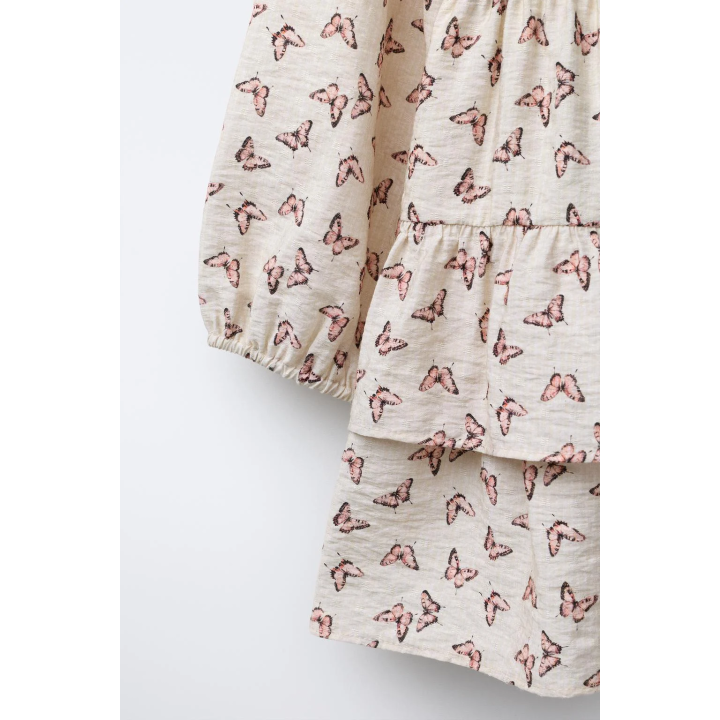 ПЛАТЬЕ С ПРИНТОМ "БАБОЧКИ"