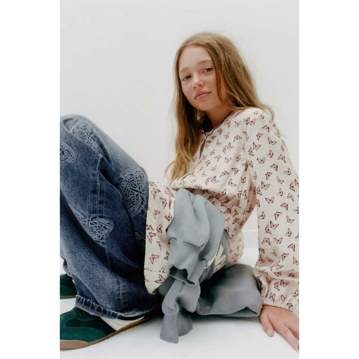 ПЛАТЬЕ С ПРИНТОМ "БАБОЧКИ"