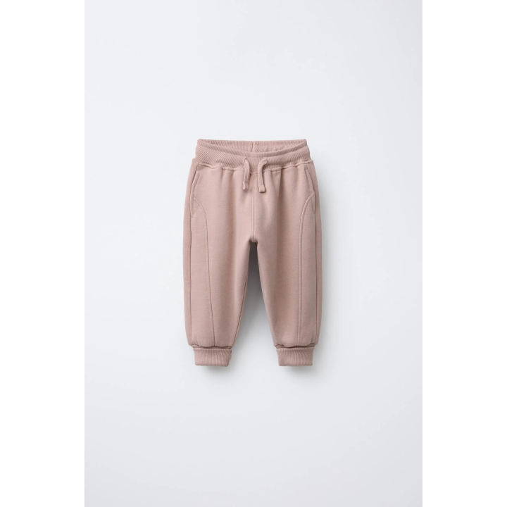 БРЮКИ-ДЖОГГЕРЫ С ЛОГОТИПОМ И ФЛОКОВЫМ ПОКРЫТИЕМ