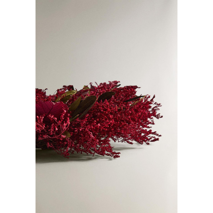 Рождественский венок декоративный из эвкалиптовых цветов