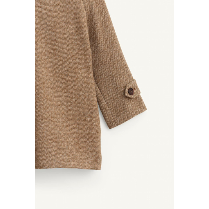 Пальто из шерстяного смесового материала в мелкую клетку, limited edition