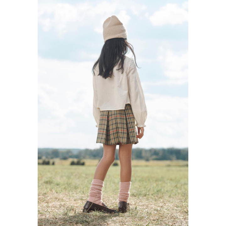 Юбка в клетку limited edition из шерсти