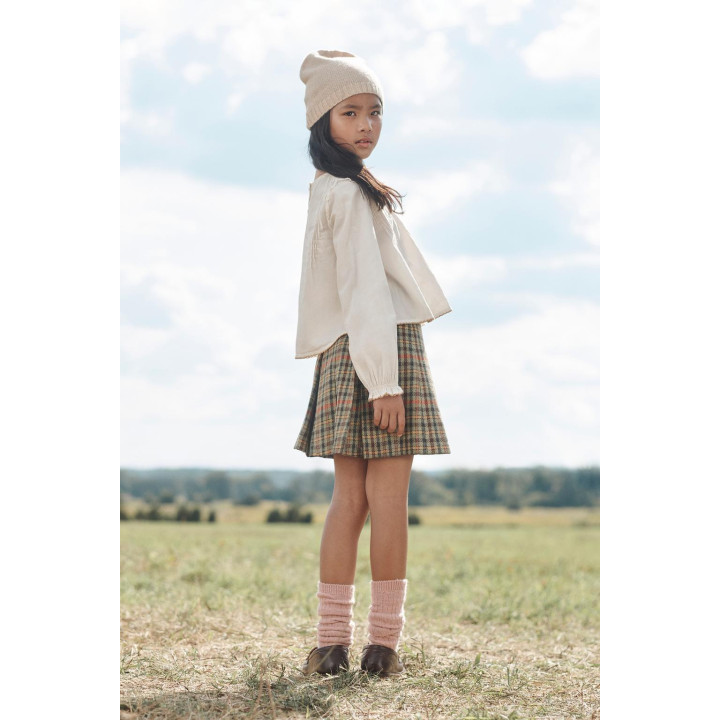 Юбка в клетку limited edition из шерсти