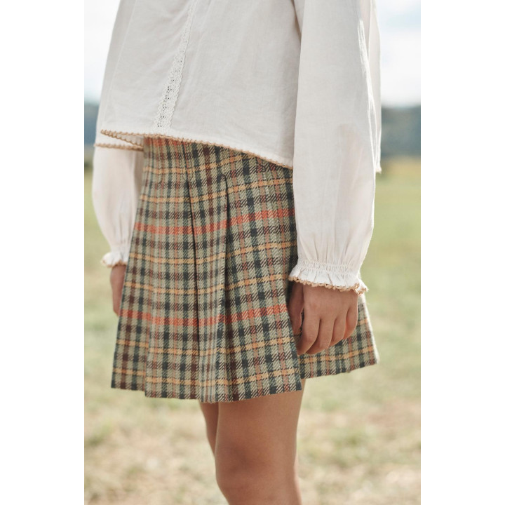 Юбка в клетку limited edition из шерсти