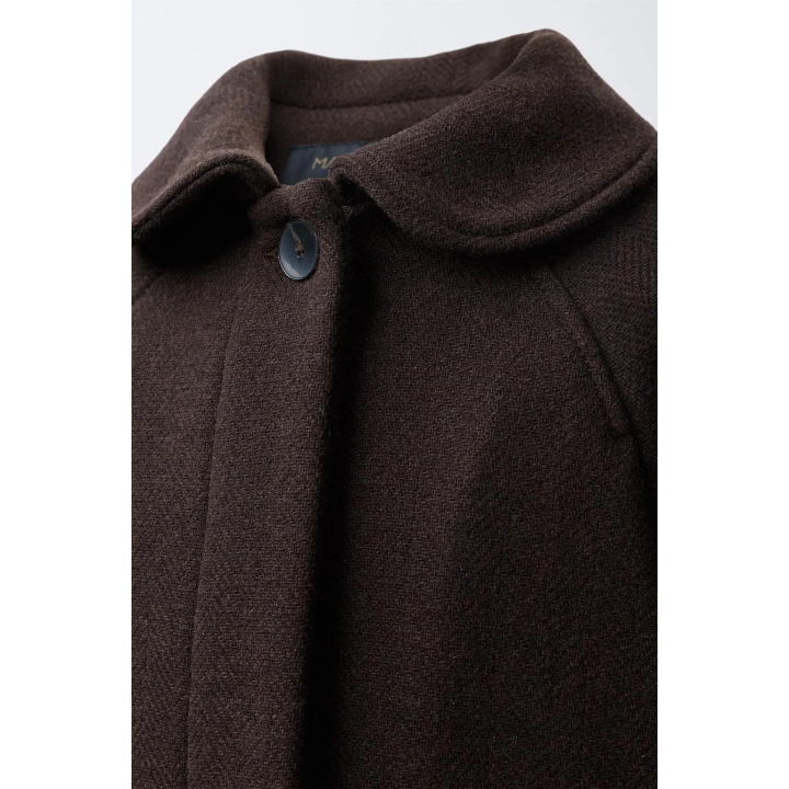 ПАЛЬТО ИЗ СМЕСОВОЙ ШЕРСТИ МАНТИКО