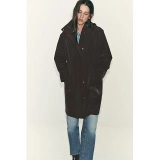 ПРОРЕЗИНЕННЫЙ ДОЖДЕВИК С КАПЮШОНОМ