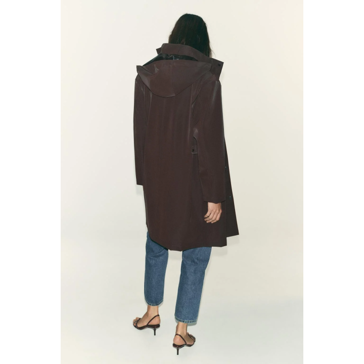 ПРОРЕЗИНЕННЫЙ ДОЖДЕВИК С КАПЮШОНОМ