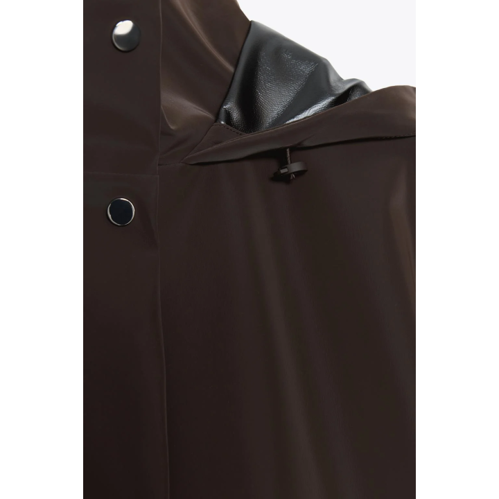 ПРОРЕЗИНЕННЫЙ ДОЖДЕВИК С КАПЮШОНОМ