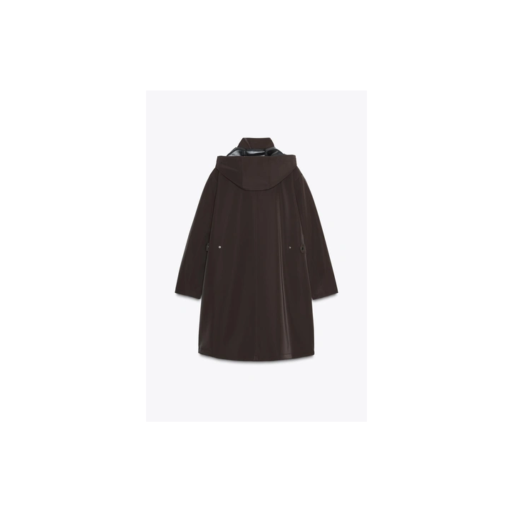 ПРОРЕЗИНЕННЫЙ ДОЖДЕВИК С КАПЮШОНОМ