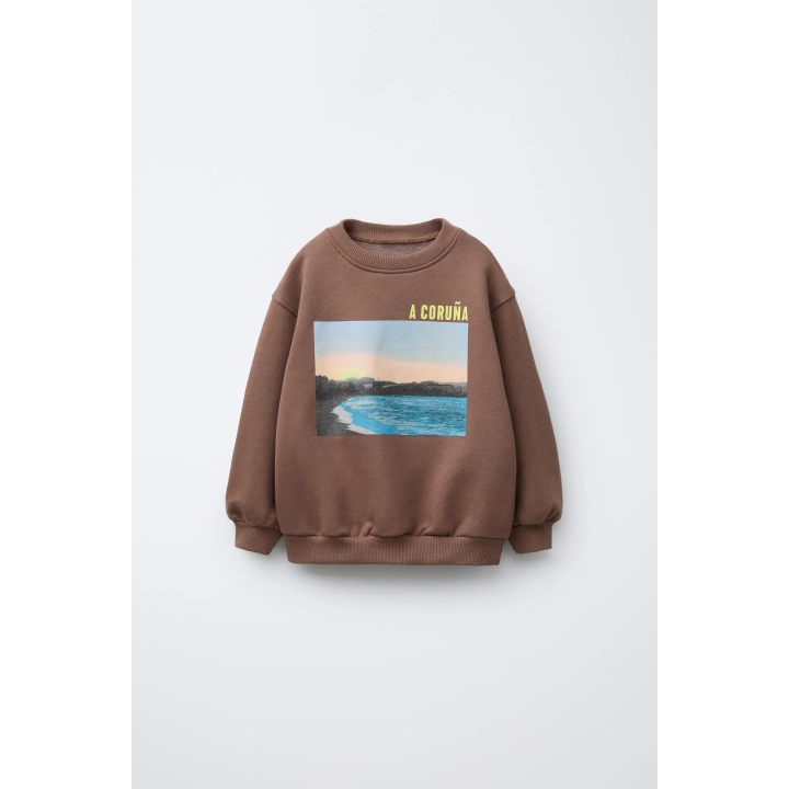 ТОЛСТОВКА С ПРИНТОМ «ГОРОД А-КОРУНЬЯ»