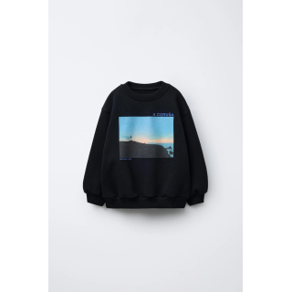 ТОЛСТОВКА С ПРИНТОМ «ГОРОД ЛА-КОРУНЬЯ»