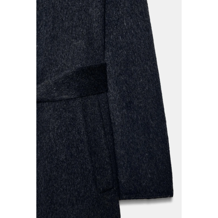 ДЛИННОЕ ПАЛЬТО ИЗ ШЕРСТИ С ПОЯСОМ