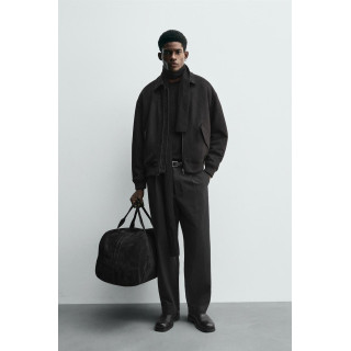 СТЕГАНАЯ КУРТКА ИЗ ИСКУССТВЕННОЙ ЗАМШИ