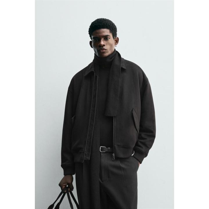 СТЕГАНАЯ КУРТКА ИЗ ИСКУССТВЕННОЙ ЗАМШИ