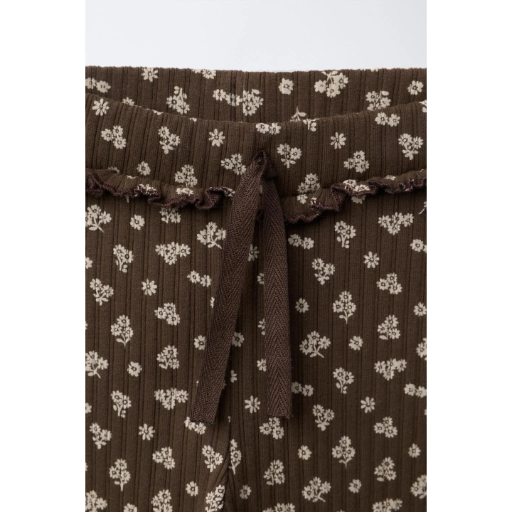 ЛЕГИНСЫ В РУБЧИК С ПРИНТОМ