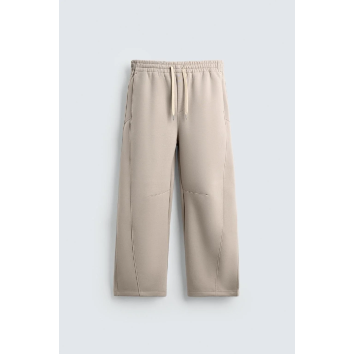 БРЮКИ BALLOON FIT С ЭФФЕКТОМ НЕОПРЕНА