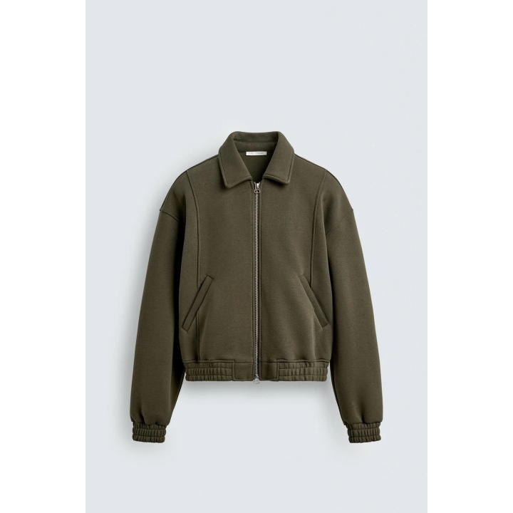 КУРТКА BOXY FIT С ЭФФЕКТОМ НЕОПРЕНА