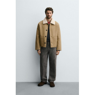 ДУБЛЕНКА ИЗ ИСКУССТВЕННОЙ КОЖИ