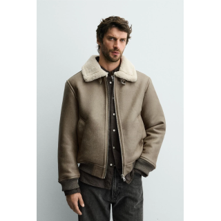 ДУБЛЕНКА ИЗ ИСКУССТВЕННОЙ КОЖИ