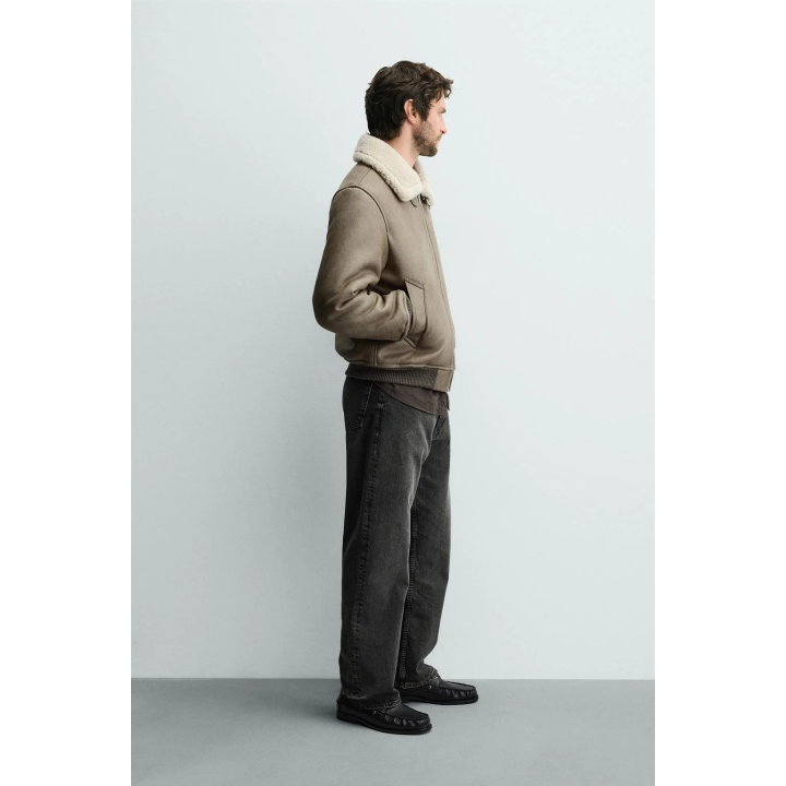 ДУБЛЕНКА ИЗ ИСКУССТВЕННОЙ КОЖИ