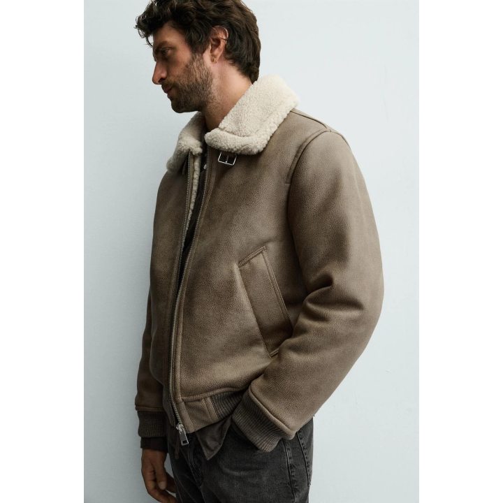 ДУБЛЕНКА ИЗ ИСКУССТВЕННОЙ КОЖИ