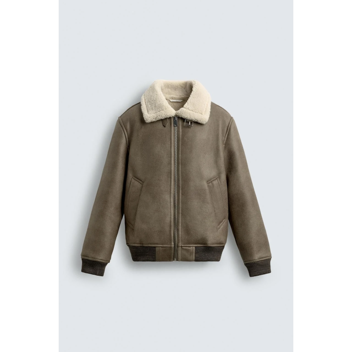 ДУБЛЕНКА ИЗ ИСКУССТВЕННОЙ КОЖИ