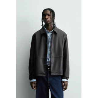 Куртка из искусственной кожи