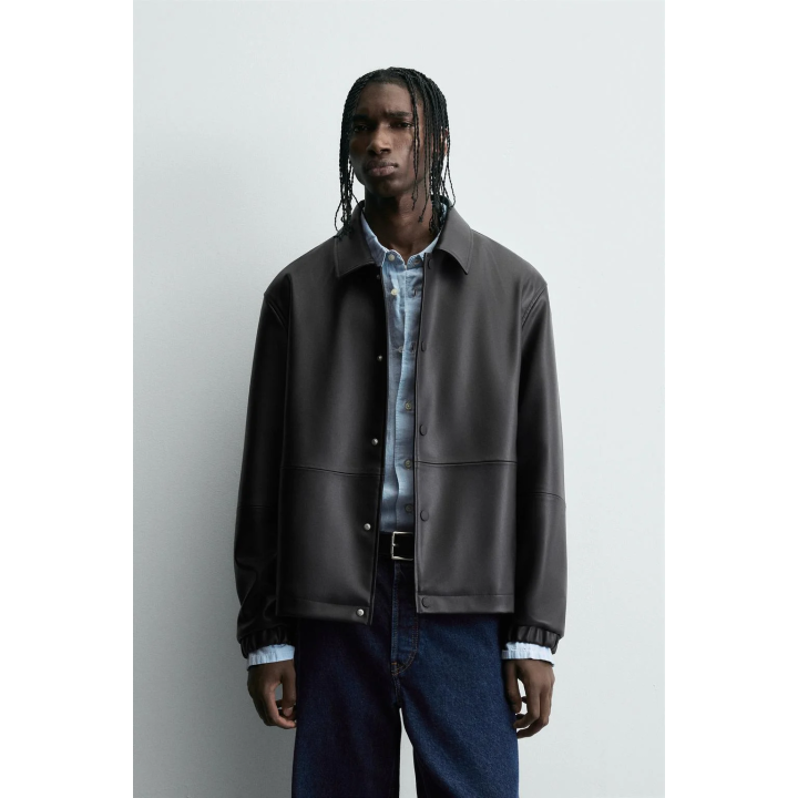 Куртка из искусственной кожи