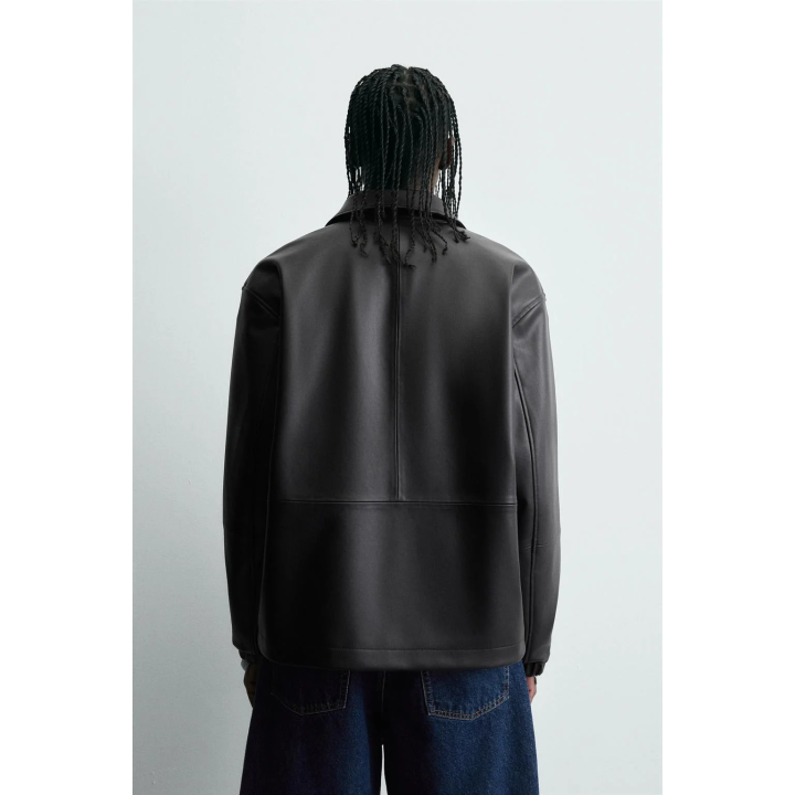 Куртка из искусственной кожи