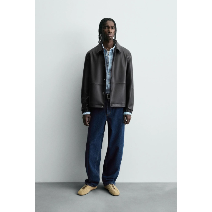 Куртка из искусственной кожи