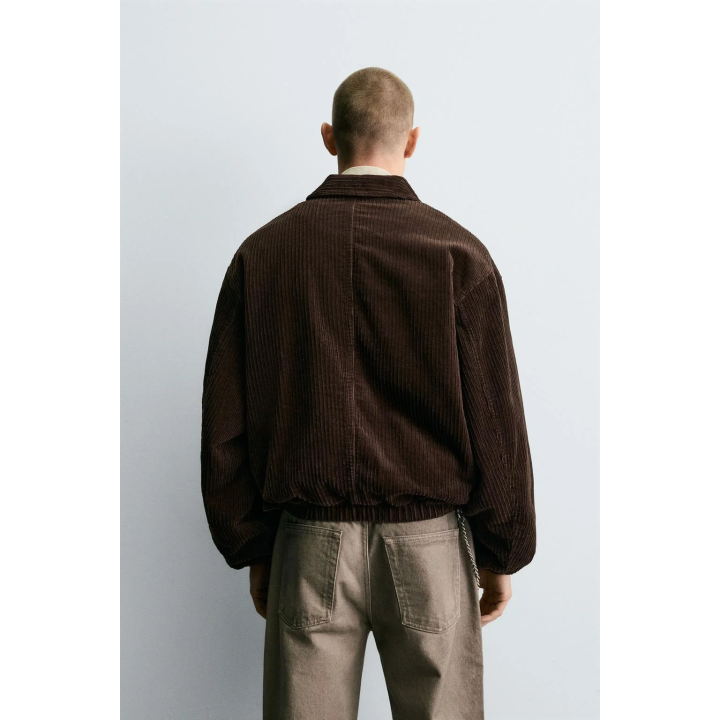 УКОРОЧЕННАЯ СТЕГАНАЯ КУРТКА ИЗ ВЕЛЬВЕТА