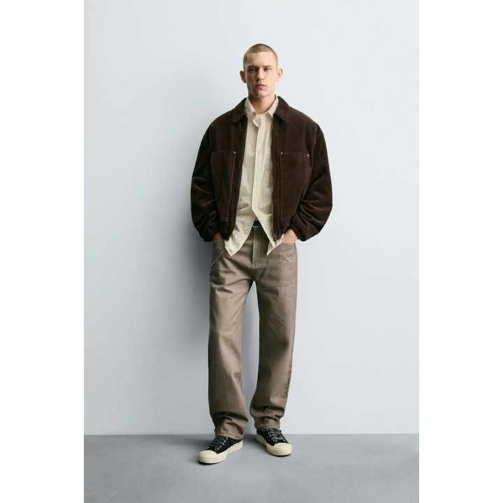 УКОРОЧЕННАЯ СТЕГАНАЯ КУРТКА ИЗ ВЕЛЬВЕТА