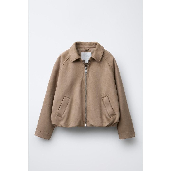 КУРТКА-ШАР ИЗ ИСКУССТВЕННОЙ ЗАМШИ