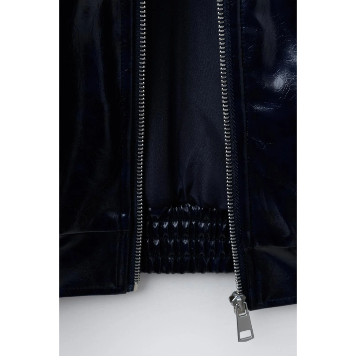 БОМБЕР С ВОРОТНИКОМ С ИСКУССТВЕННЫМ МЕХОМ